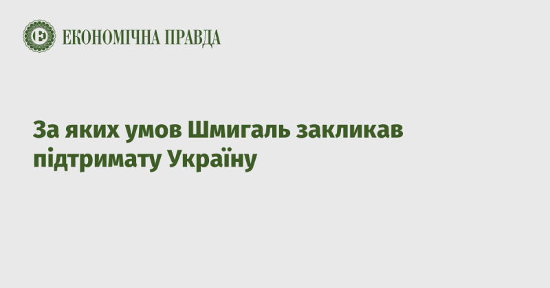 При яких обставинах Шмигаль звернувся з закликом підтримати Україну?